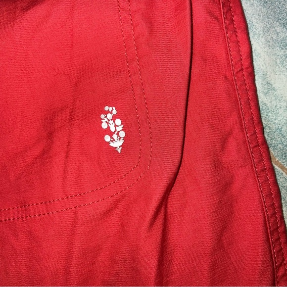 Free People Movement Back To The Future Orange Crush Elastic Tie Zip Pant size M - Picture 5 of 5